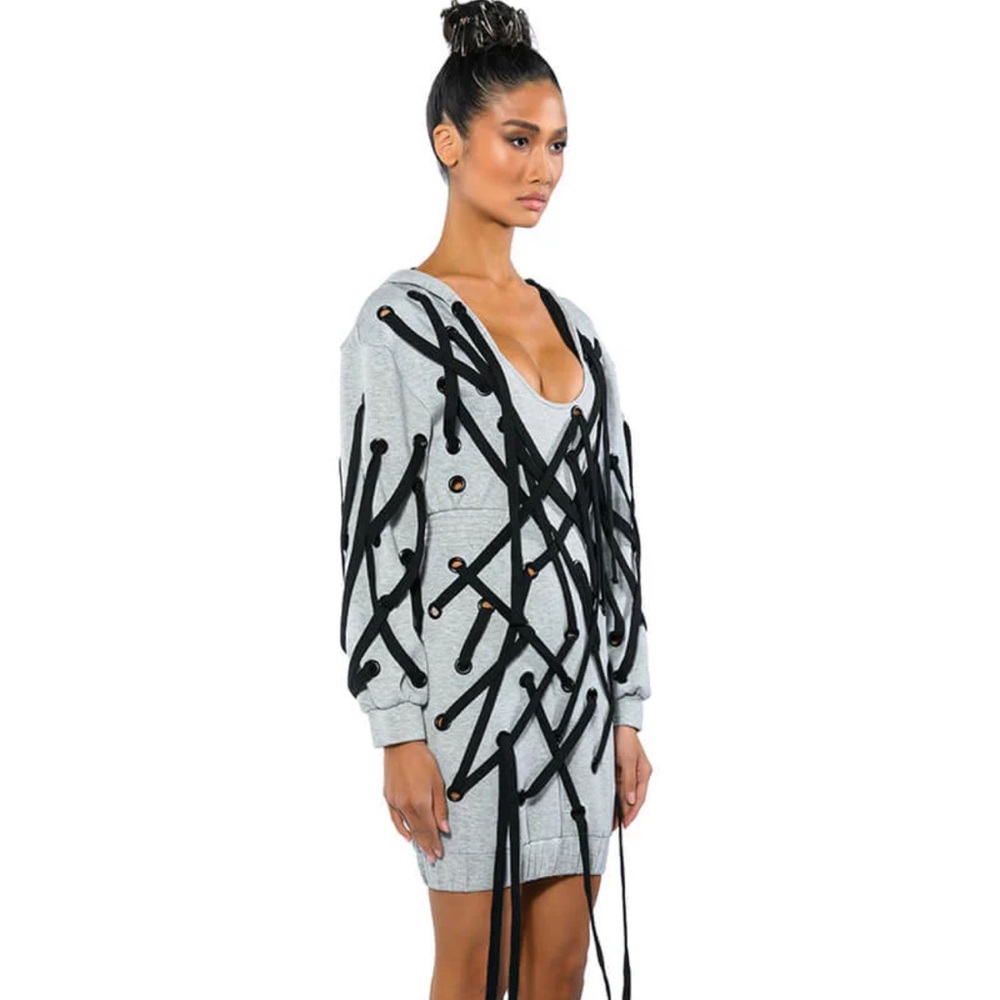 NWT Parker String Detail Sweatshirt Dress - Size 1X